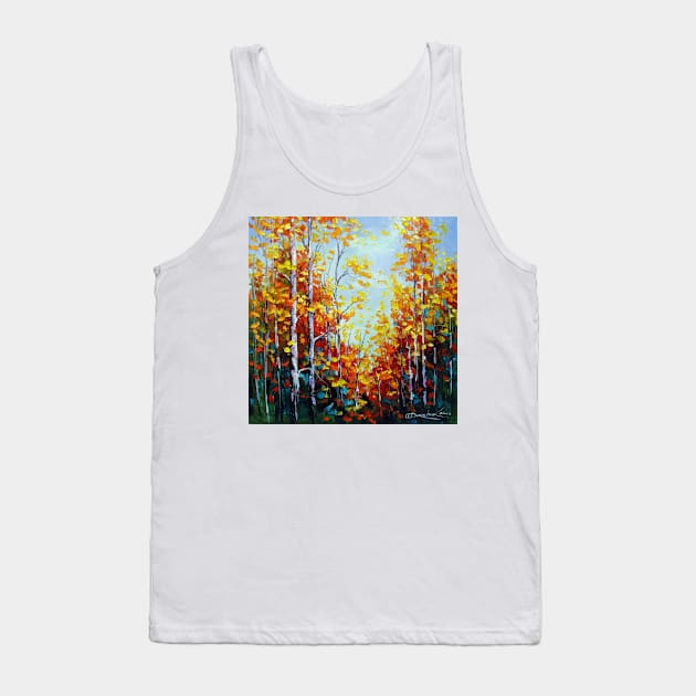 Autumn breath of birches Tank Top by OLHADARCHUKART